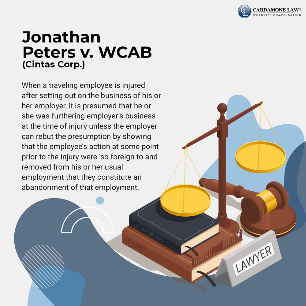 Jonathan Peters v WCAB